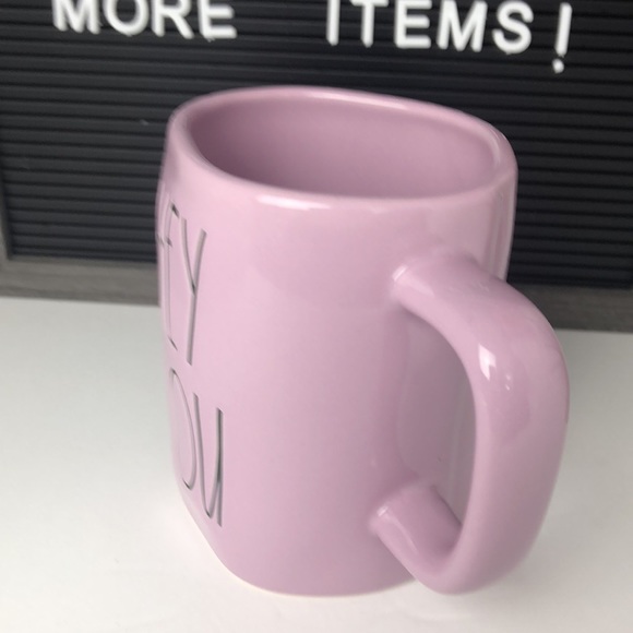 Rae Dunn HEY YOU purple mug - Picture 3 of 9